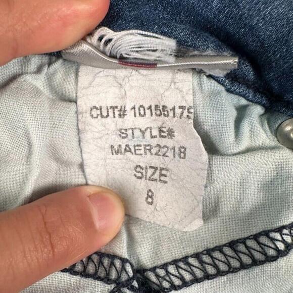 NYDJ Jeans Womens 8 LiftxTuck Technology Frayed Hem Ami Skinny Ankle Denim - Picture 9 of 10